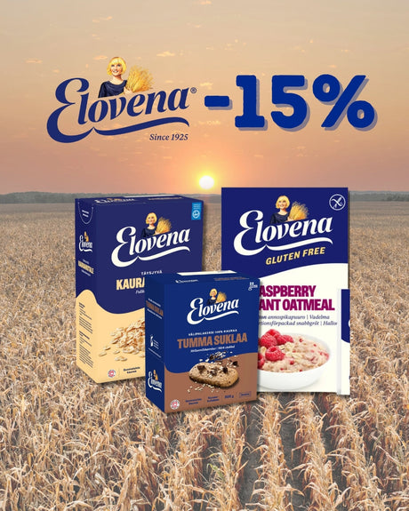 Aloita tammikuu terveellisesti Elovena tuotteilla!