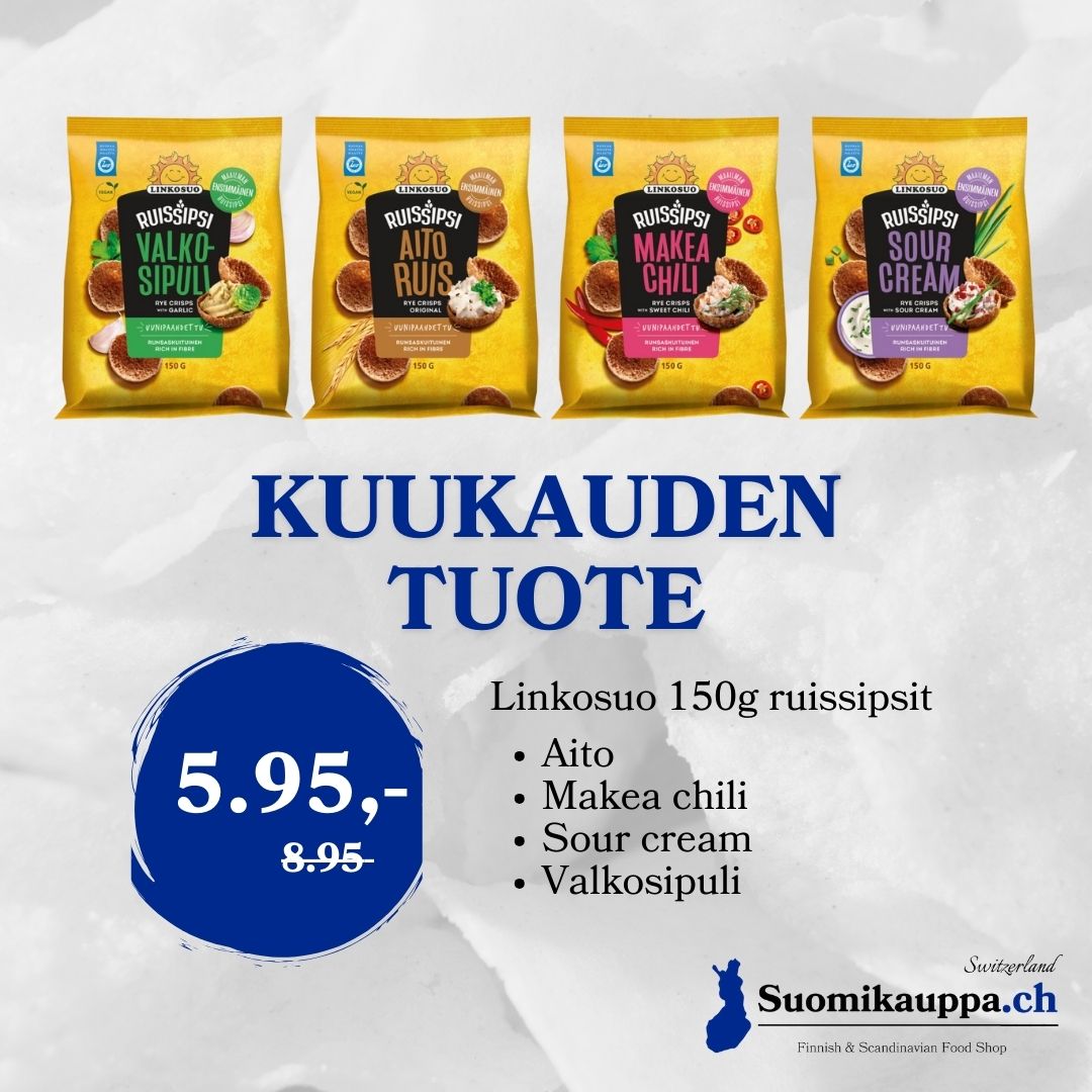 Kuukauden tuote: Linkosuon ruissipsit 150g