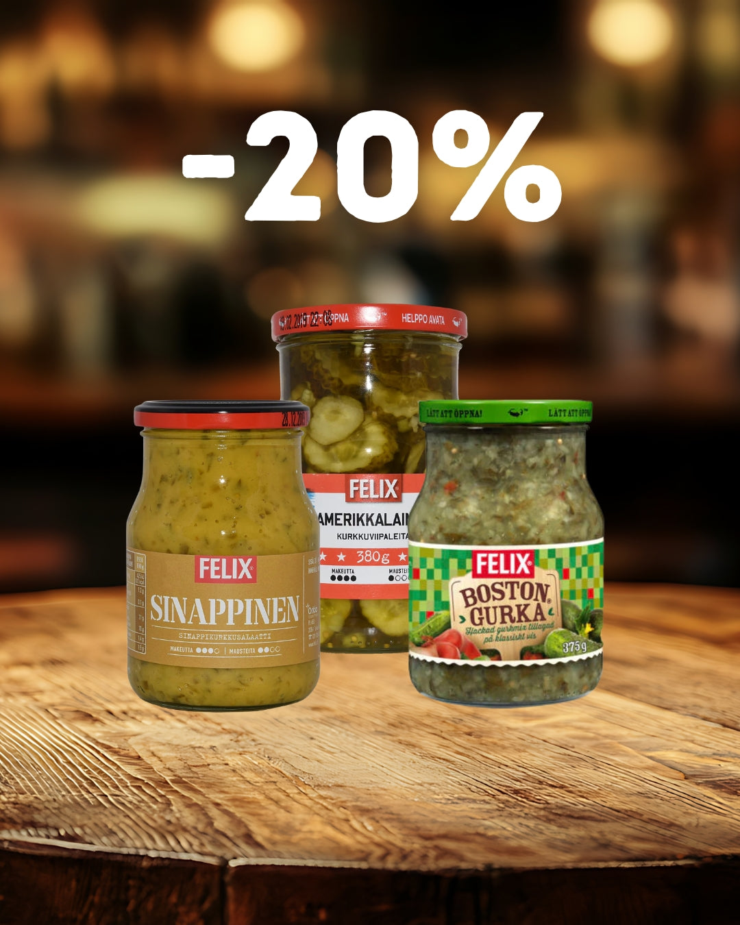 Viikon varmin valinta on suolakurkut