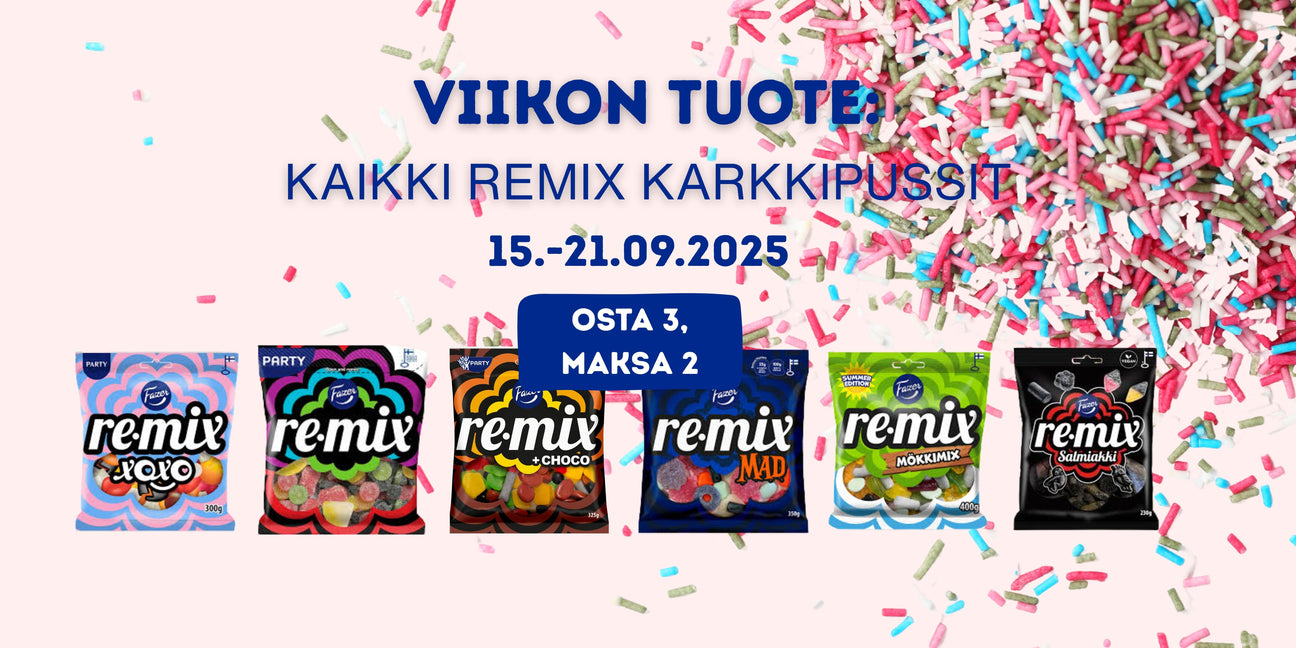 VIIKON TUOTE - Remix karkkipussit