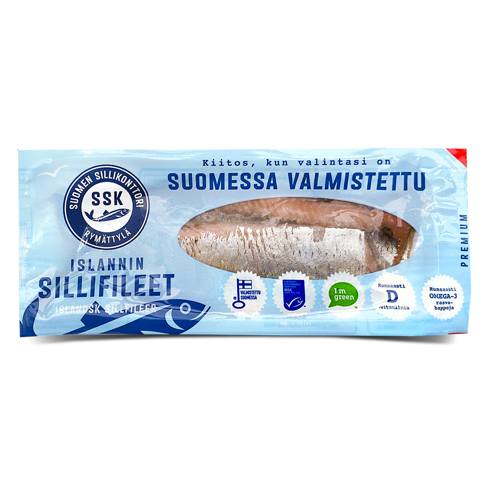 Suomen Sillikonttori Icelandic Herring Fillets 180g+ MSC
