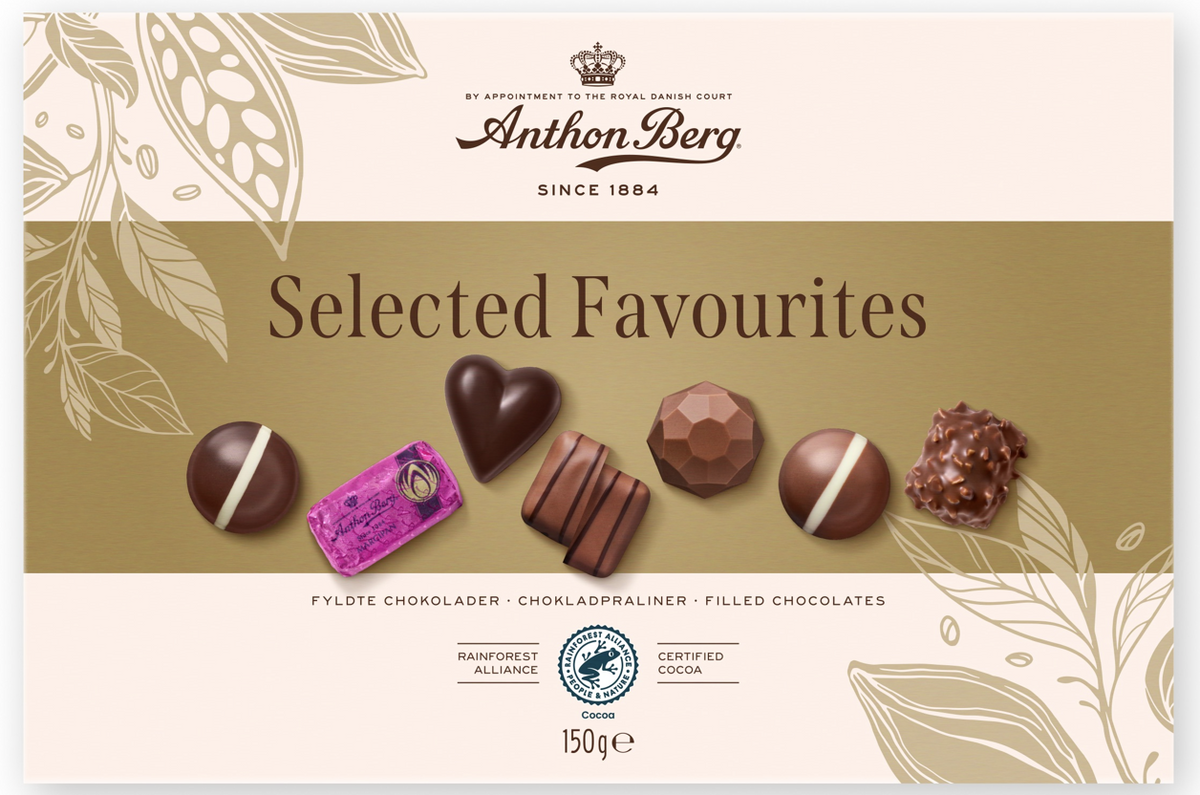 Anthon Berg Selected Favourites RA suklaakonvehtilajitelma 150g