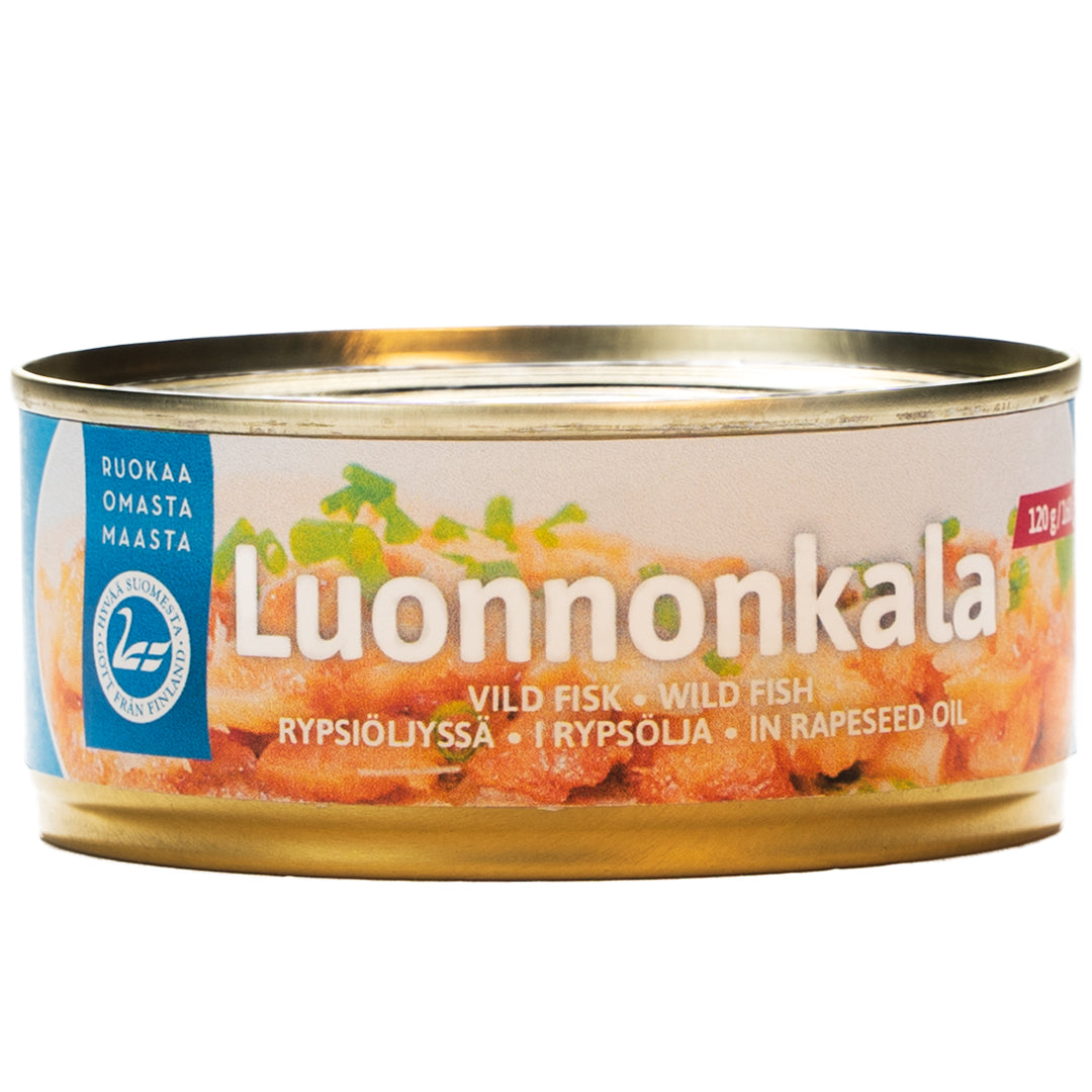 Pielisen kalajaloste Oy Luonnonkala rypsiöljyssä 160 g/120 g