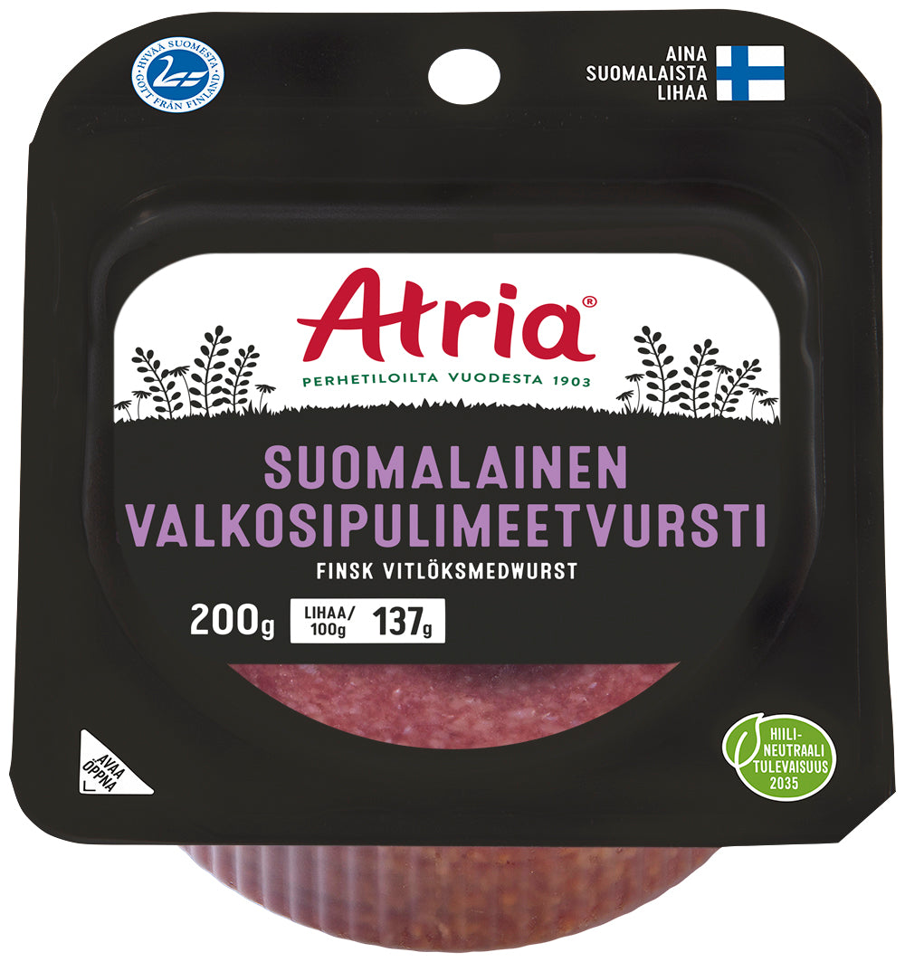 Atria Suomalainen Valkosipulimeetvursti 200g