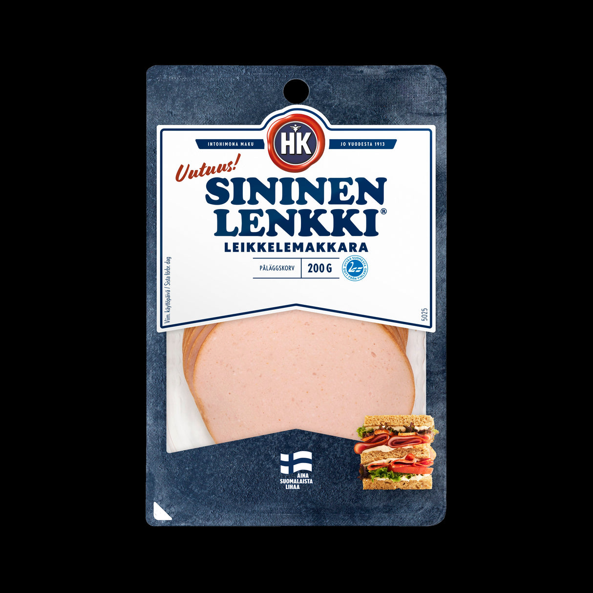 HK Sininen Lenkki® leikkelemakkara 200 g