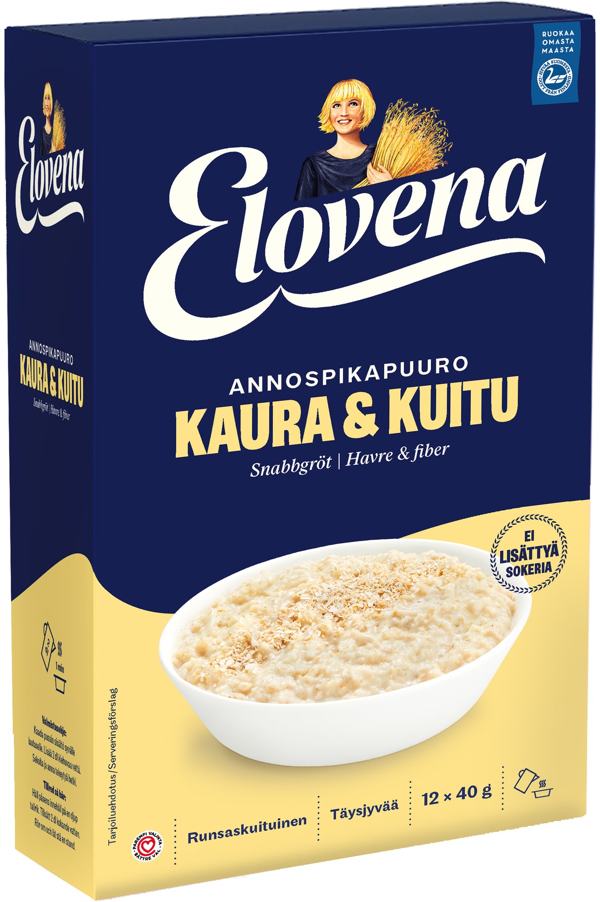 Elovena 480g oat-fibre nstant oatmeal