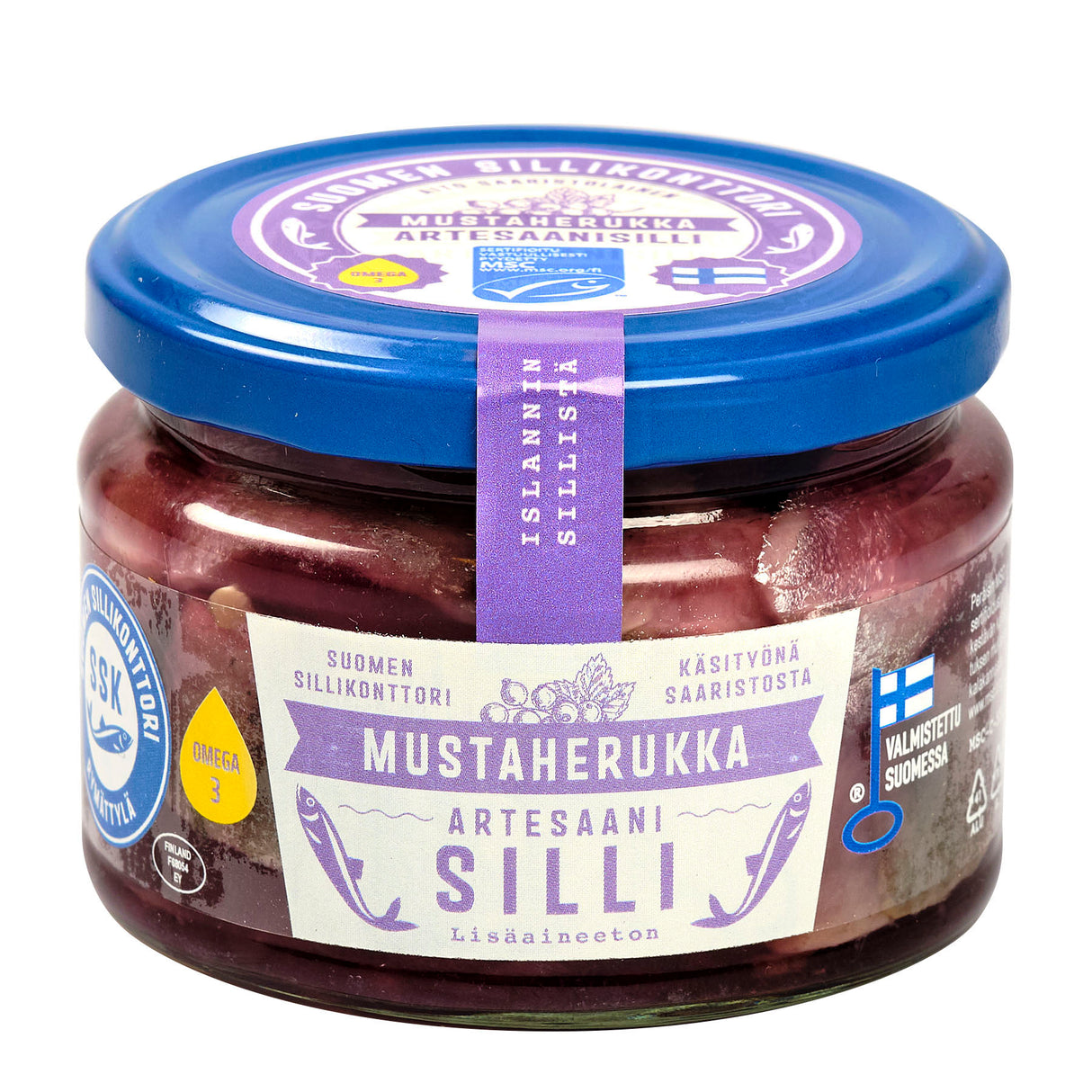 Sillikonttori Blackcurrant Artisan Herring 280g MSC