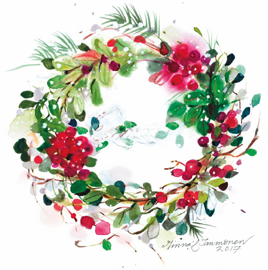 Havi-liina Puolukkakranssi 20kpl / 24cm