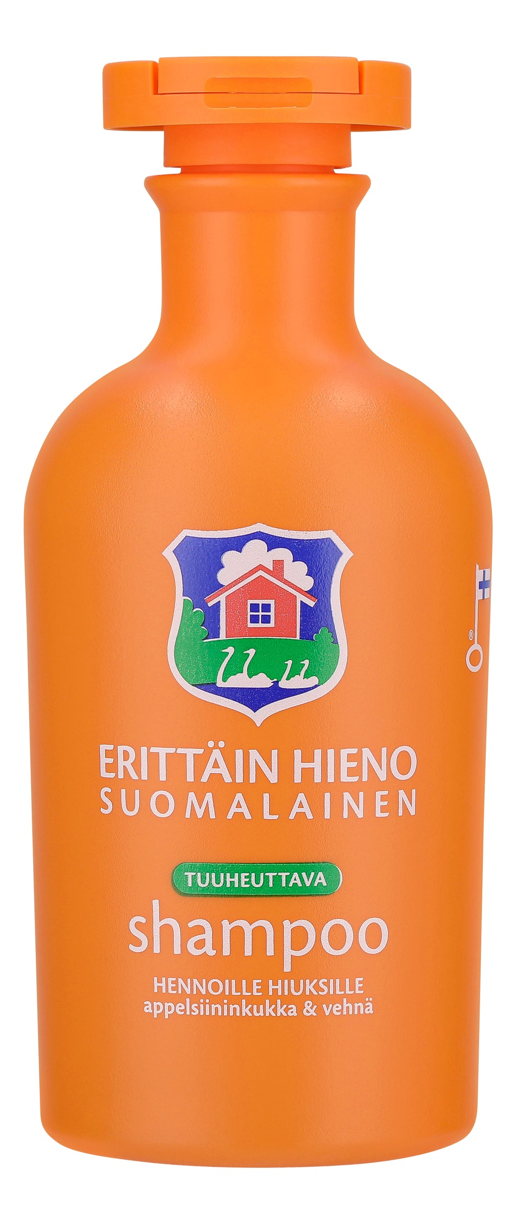 Erittäin Hieno Suomalainen volumizing shampoo Orange Flower & Wheat 300ml