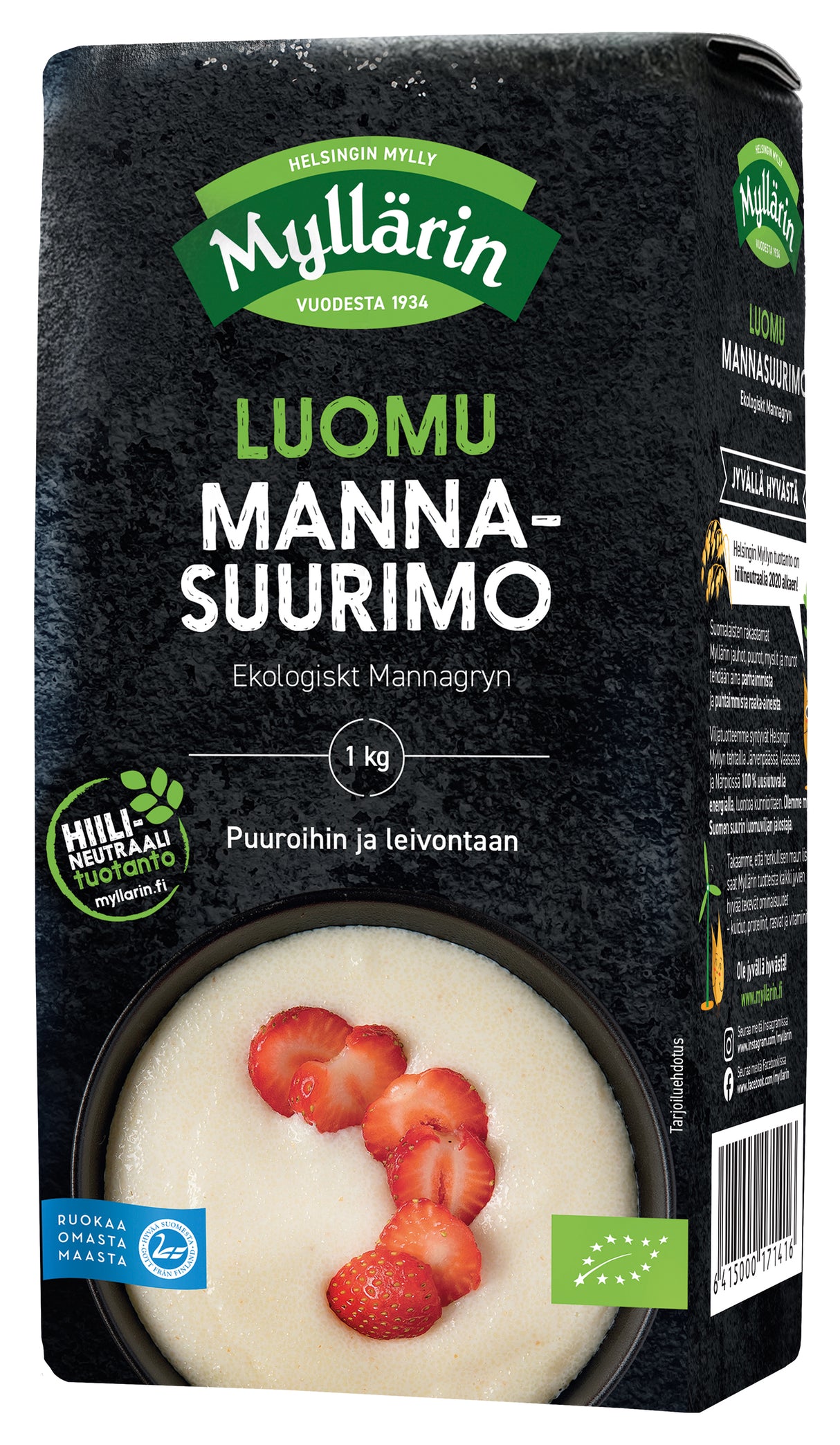 Myllärin 1kg Organic Semolina