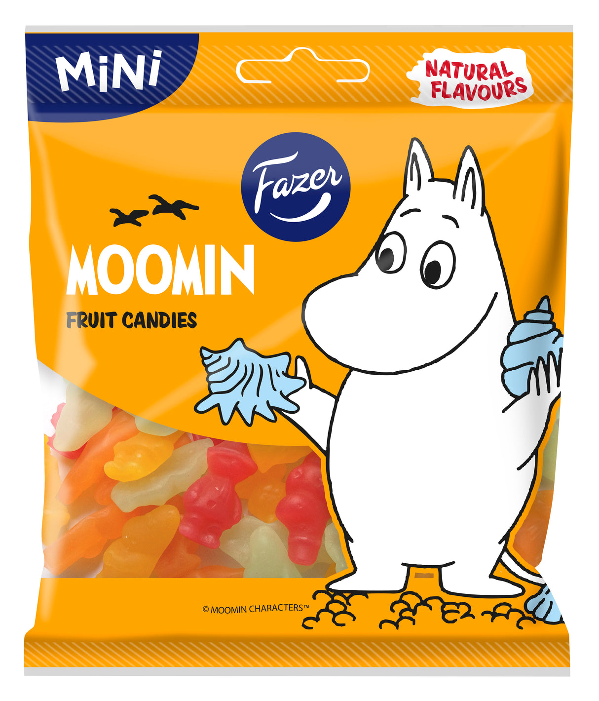 Fazer Moomin hedelmäkarkkipussi 80g