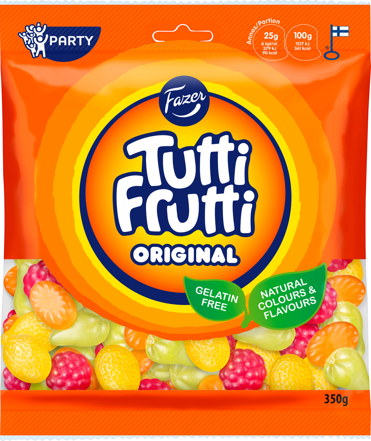 Fazer Tutti Frutti Original candy bag 350g