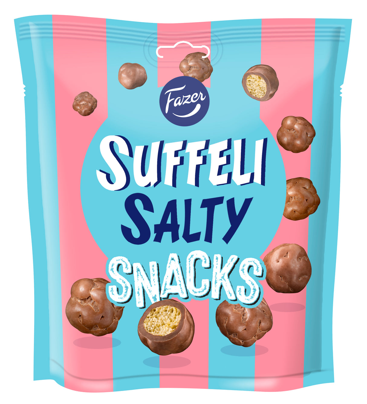 Fazer Suffeli Salty Snacks suklaa karkkipussi 140g