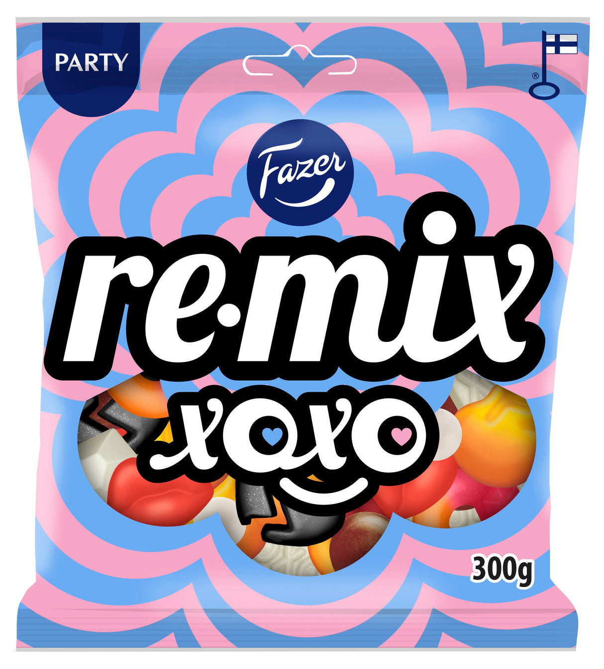 Fazer Remix XOXO candy bag 300g