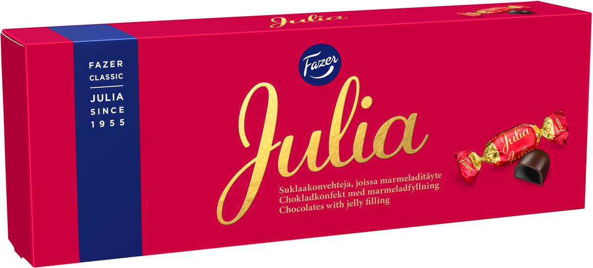 Fazer Julia chocolate praline with jelly filling 320g