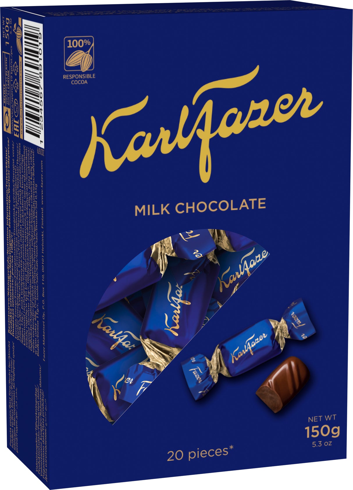 Karl Fazer maitosuklaakonvehteja 150g