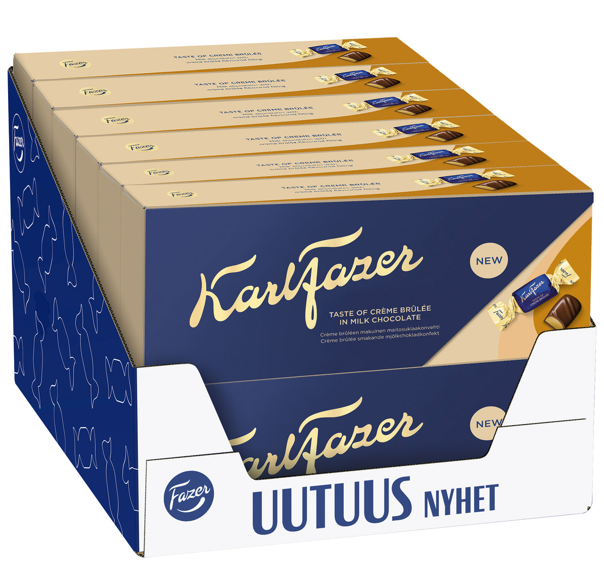 Karl Fazer Crème Brûlée chocolate praline 250g