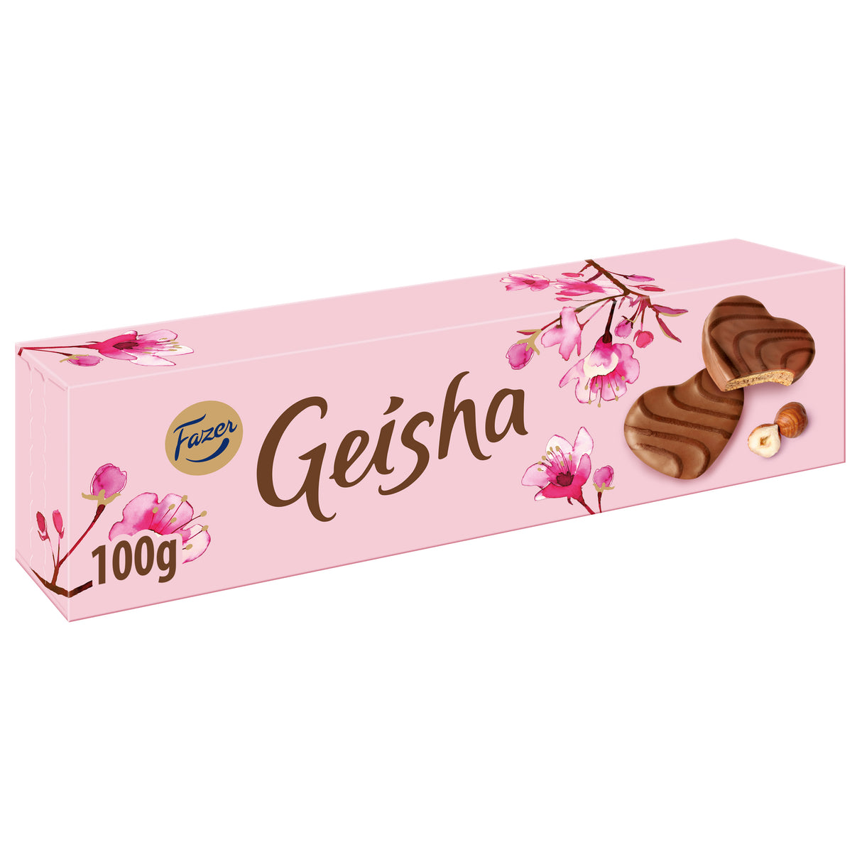 Fazer Geisha hazelnut chocolate biscuit 100g