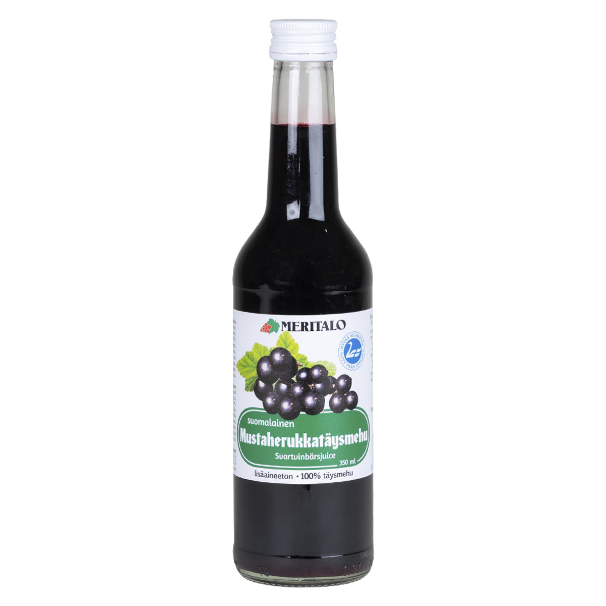 Meritalo Finnish Blackcurrant juice 350ml no added sugar