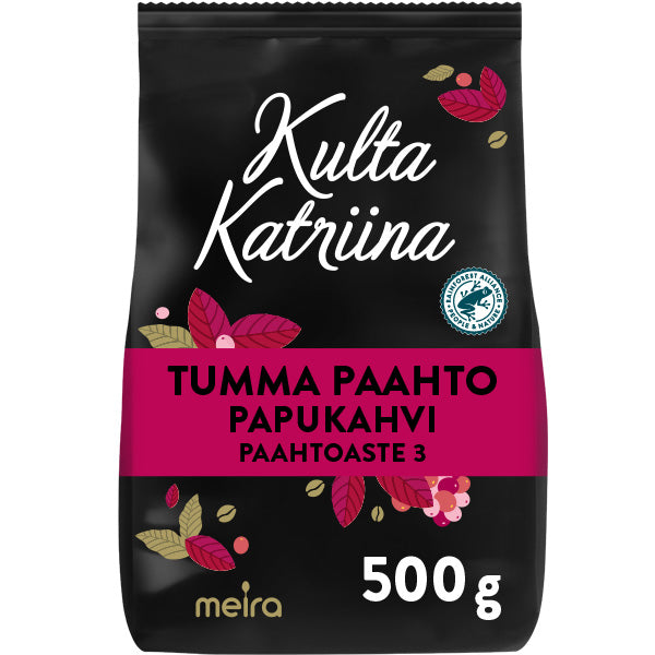 Kulta Katriina Dark roast coffee beans RAC 500g