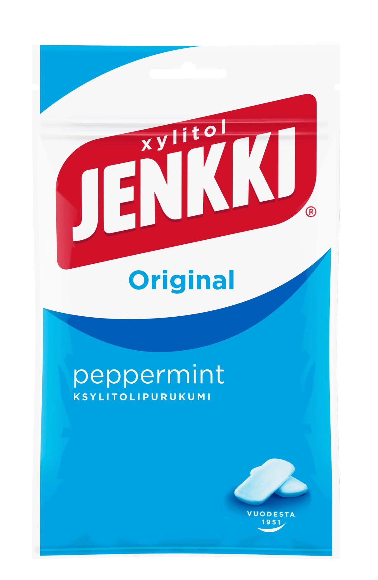 Jenkki Original Peppermint xylitol chewing gum 100g