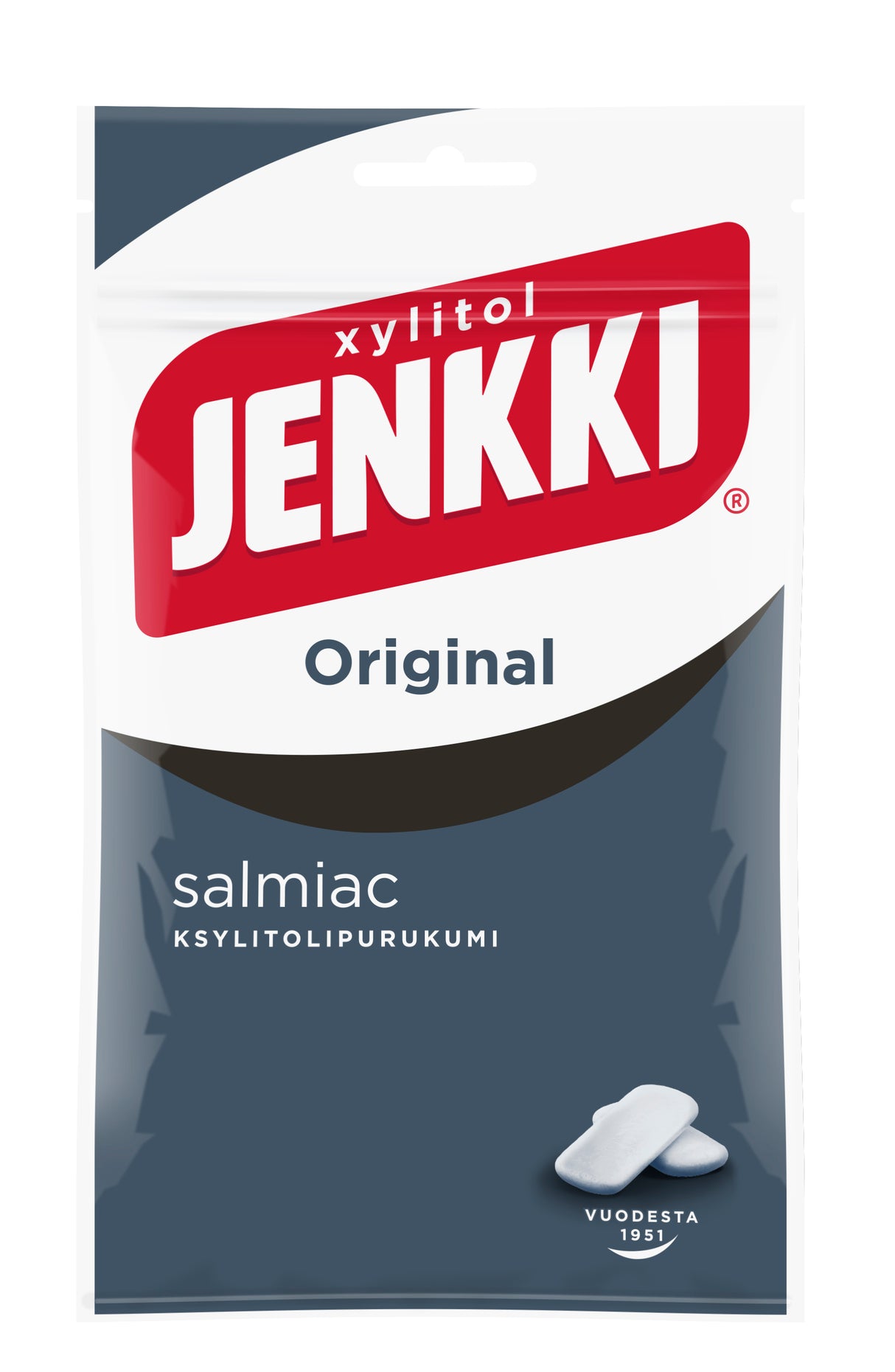 Jenkki Original Salmiac xylitol chewing gum 100g