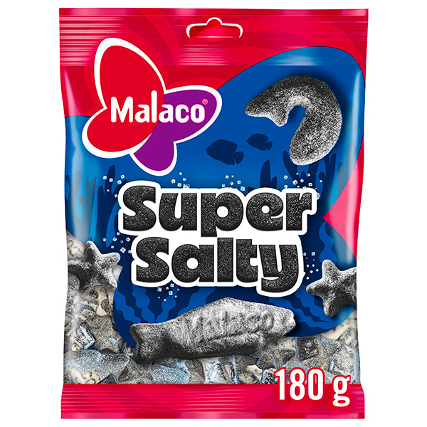 Malaco Super Salty confectionery mix 180g