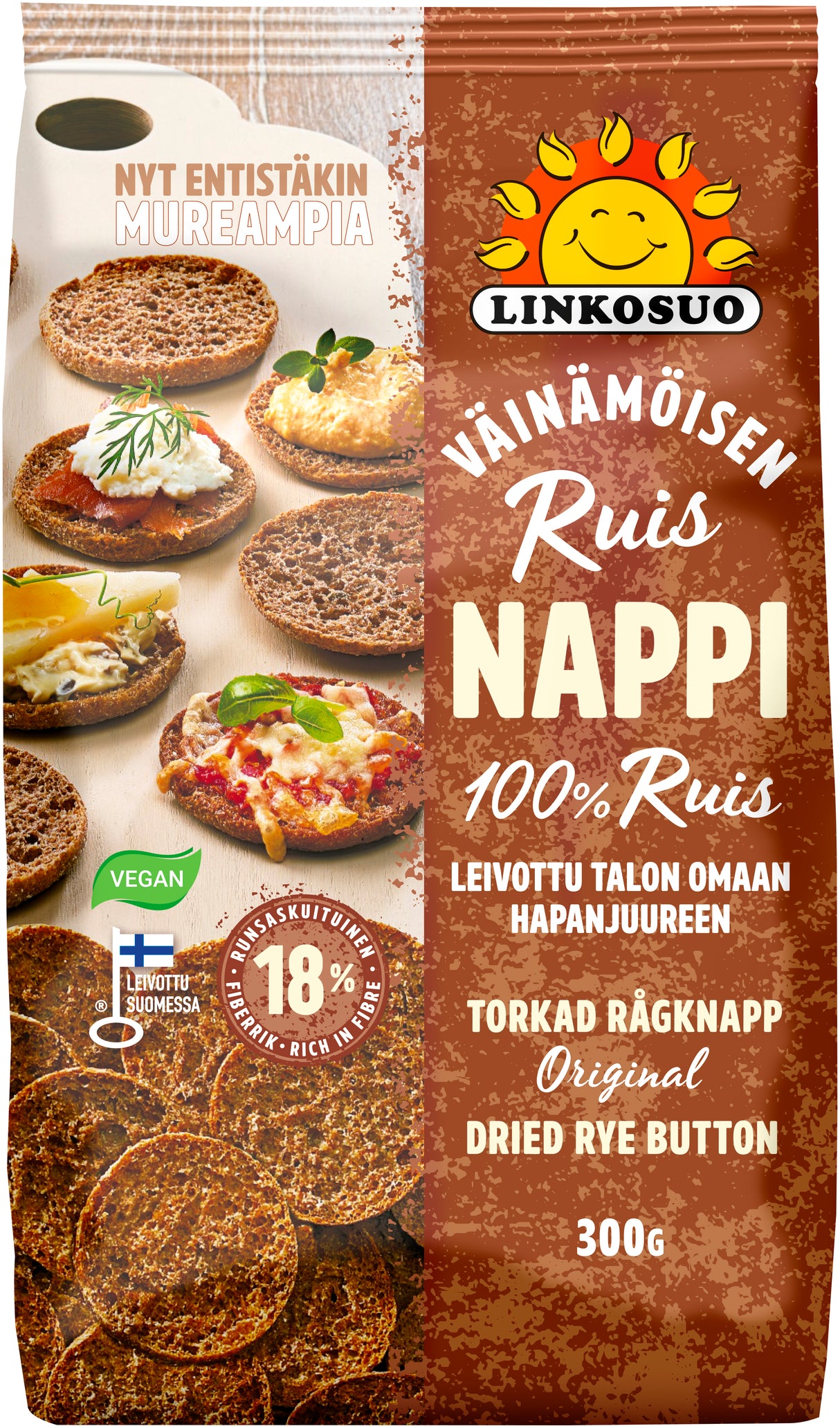 Linkosuo Väinämöisen Ruisnappi 300 g