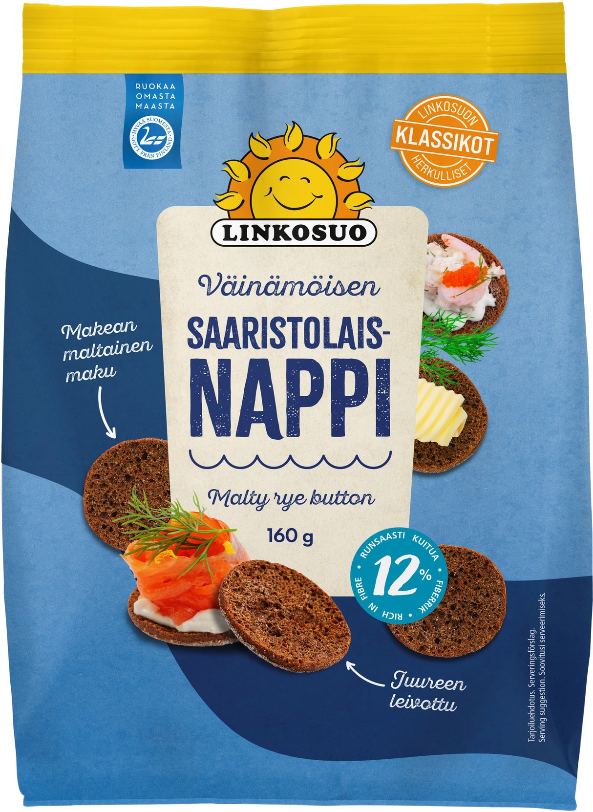 Linkosuo Väinämöisen Saaristolaisnappi 160g