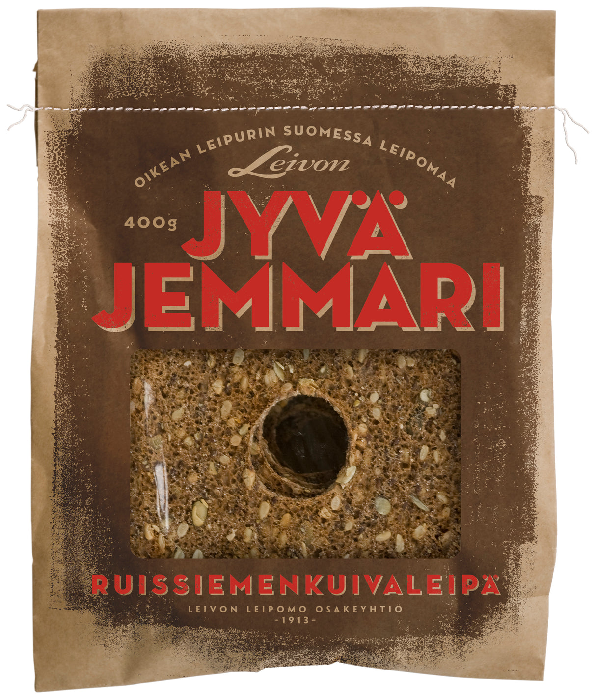 Leivon Leipomo Jyväjemmari 400g crispy bread