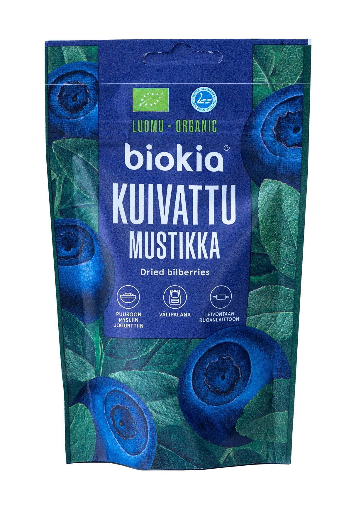 Biokia Luomu kuivattu mustikka 50g