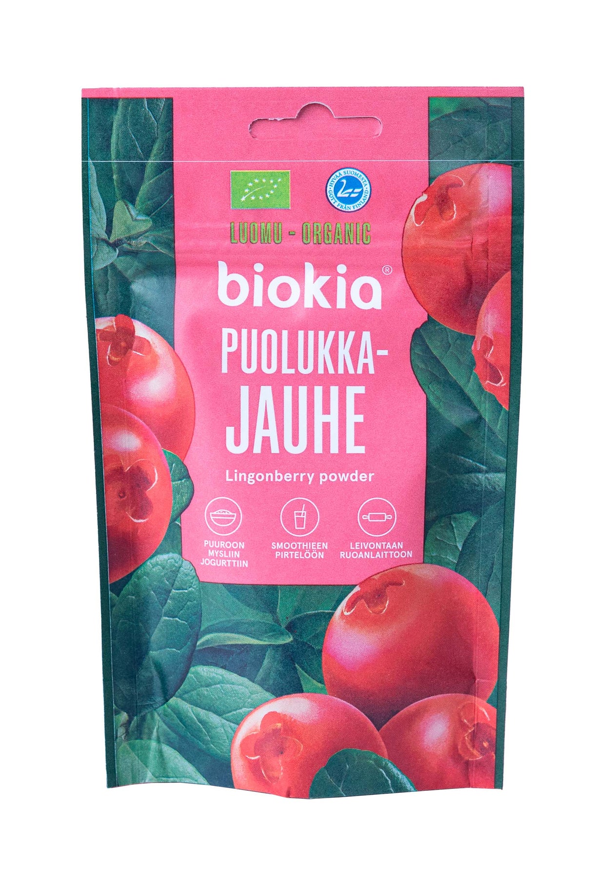 Biokia Organic lingonberry powder 30g