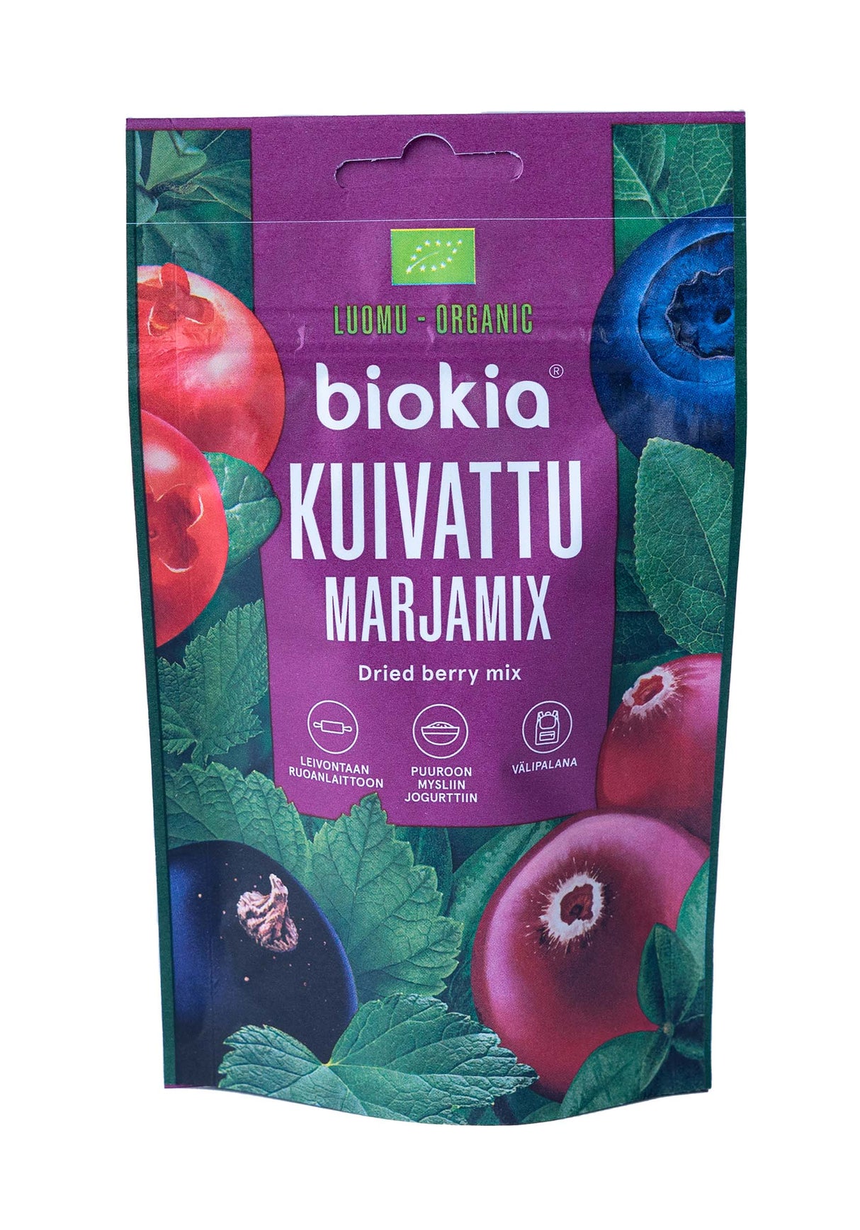 Biokia Luomu kuivattu marjamix 50g