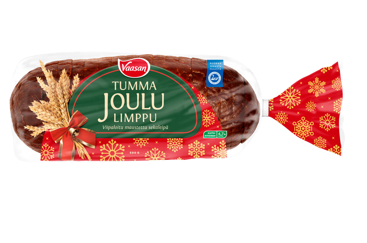 Vaasan Tumma Joululimppu 500 g Dark bread with spices