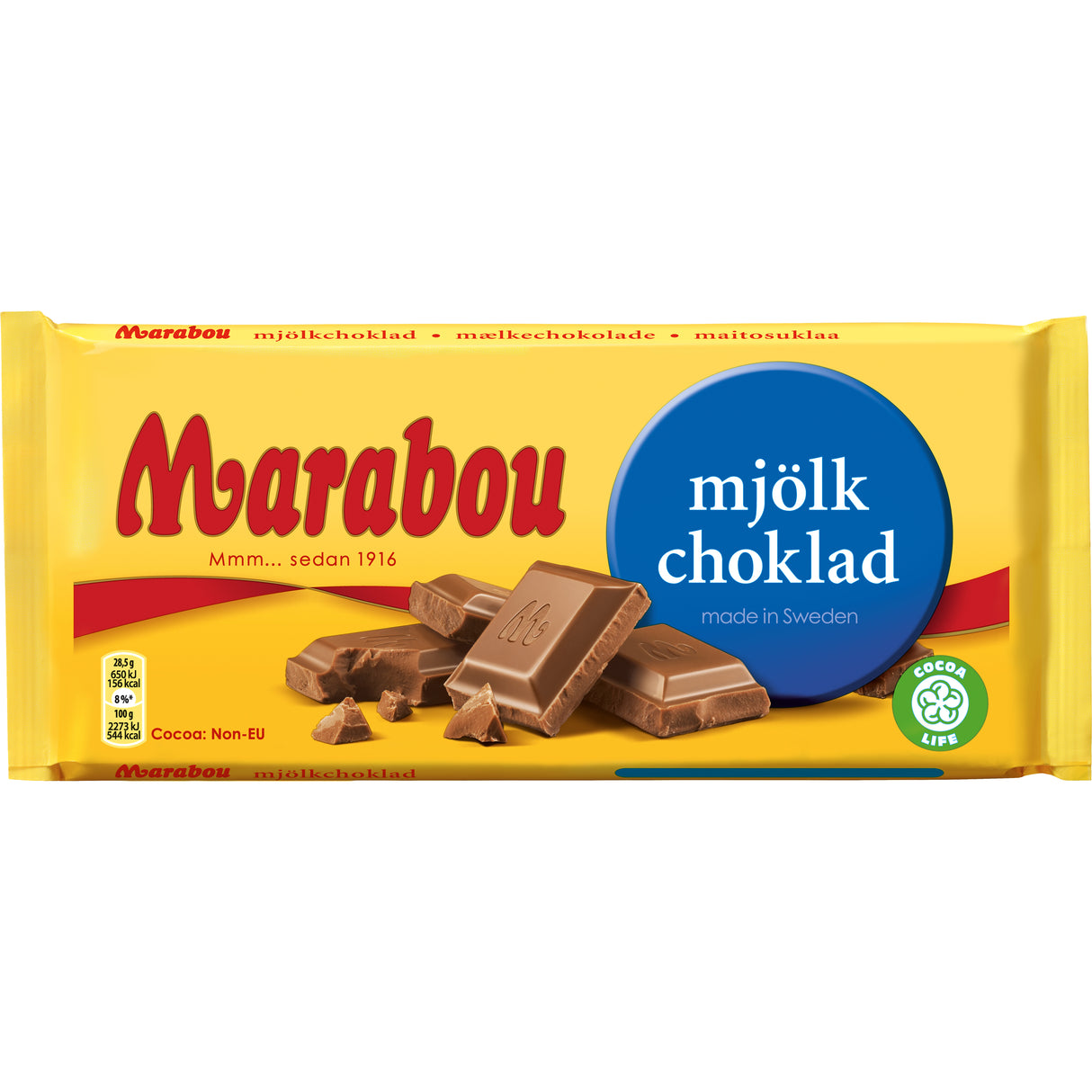 Marabou Mjölkchoklad 200g milk chocolate tablet