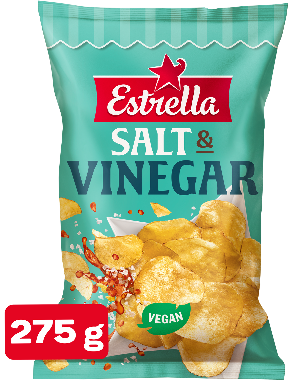 Estrella Salt & Vinegar Chips 275g