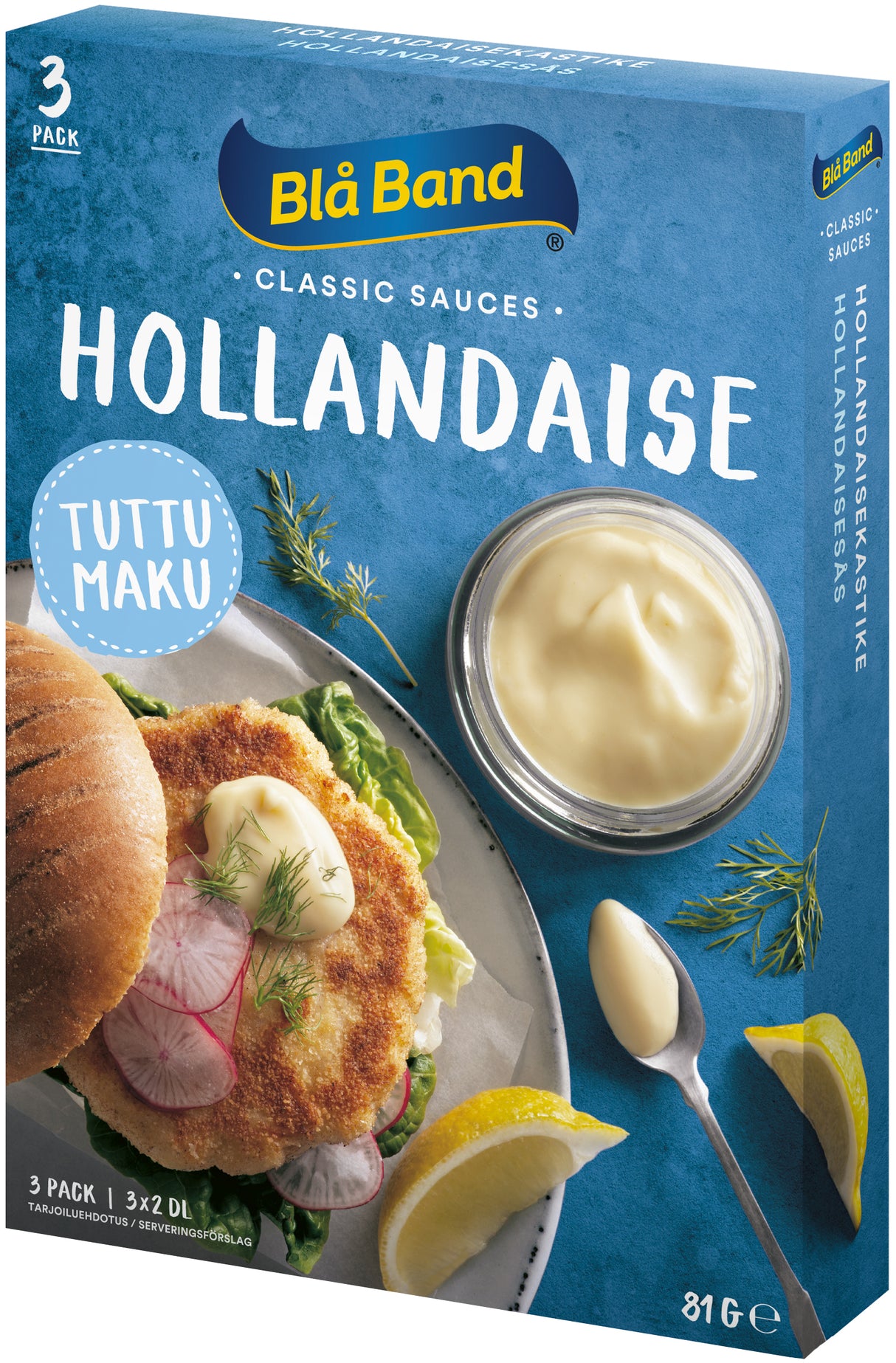 Blå Band low lactose Hollandaise Sauce 3x27g