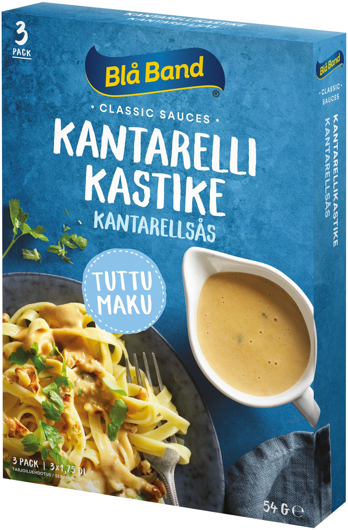 Blå Band Bistro vähälaktoosinen Kantarellikastike 3x18g