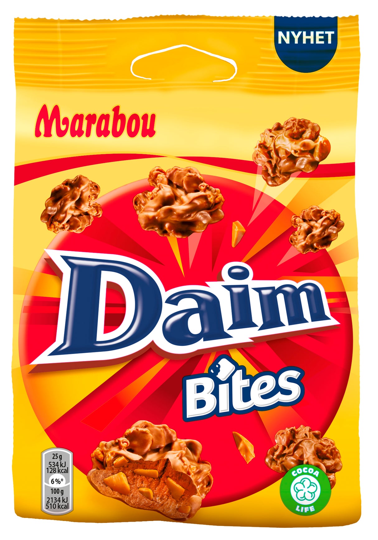 Marabou Daim Bites bag of sweets 145g