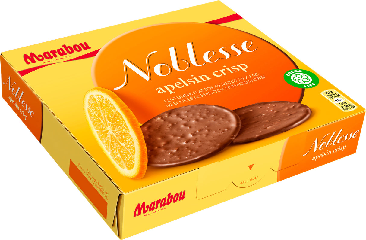 Marabou Noblesse Apelsin Crisp konvehteja 150g