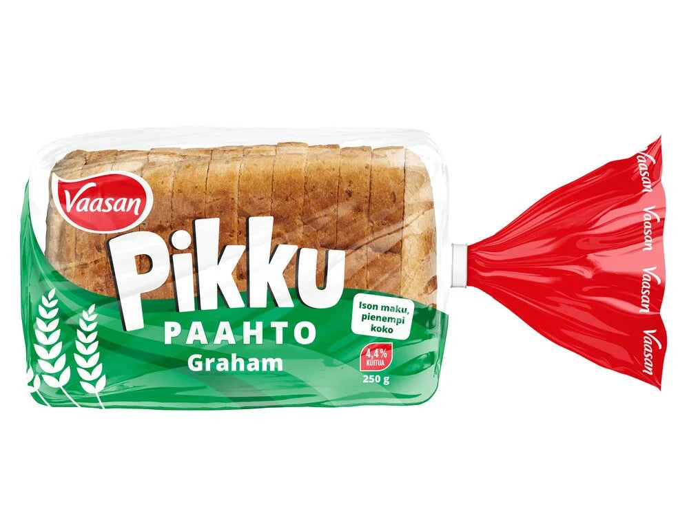 Vaasan Pikkupaahto graham 250g paahtoleipä
