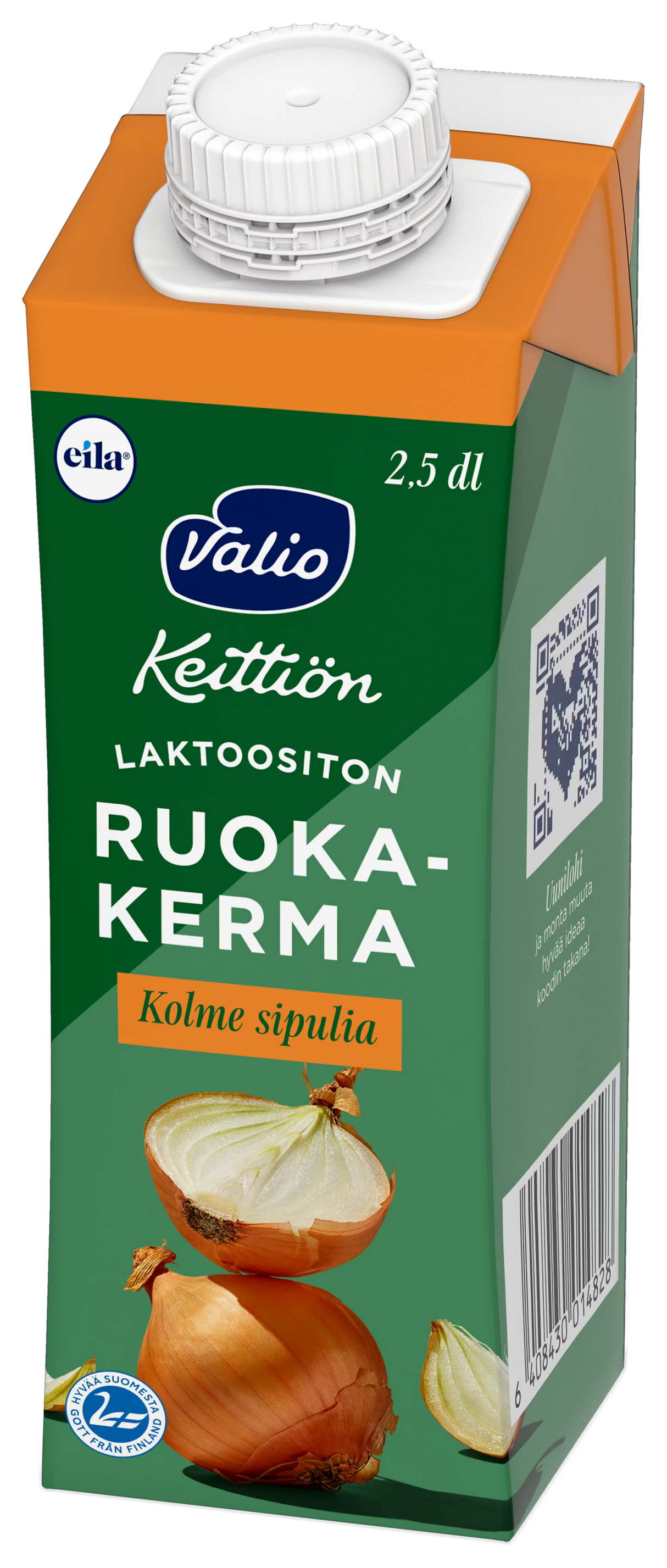 Valio Keittiön flavoured cooking cream 2,5 dl three onions UHT lactose free