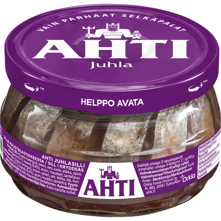 Ahti Juhlasilli, herring in spice sauce 240/150g
