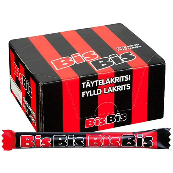 Cloetta BisBis lakritsipatukka 14g (Laatikko) 50kpl