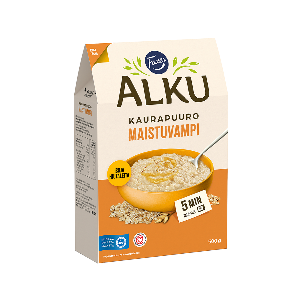 Fazer Alku Maistuvampi kaurapuuro 500 g