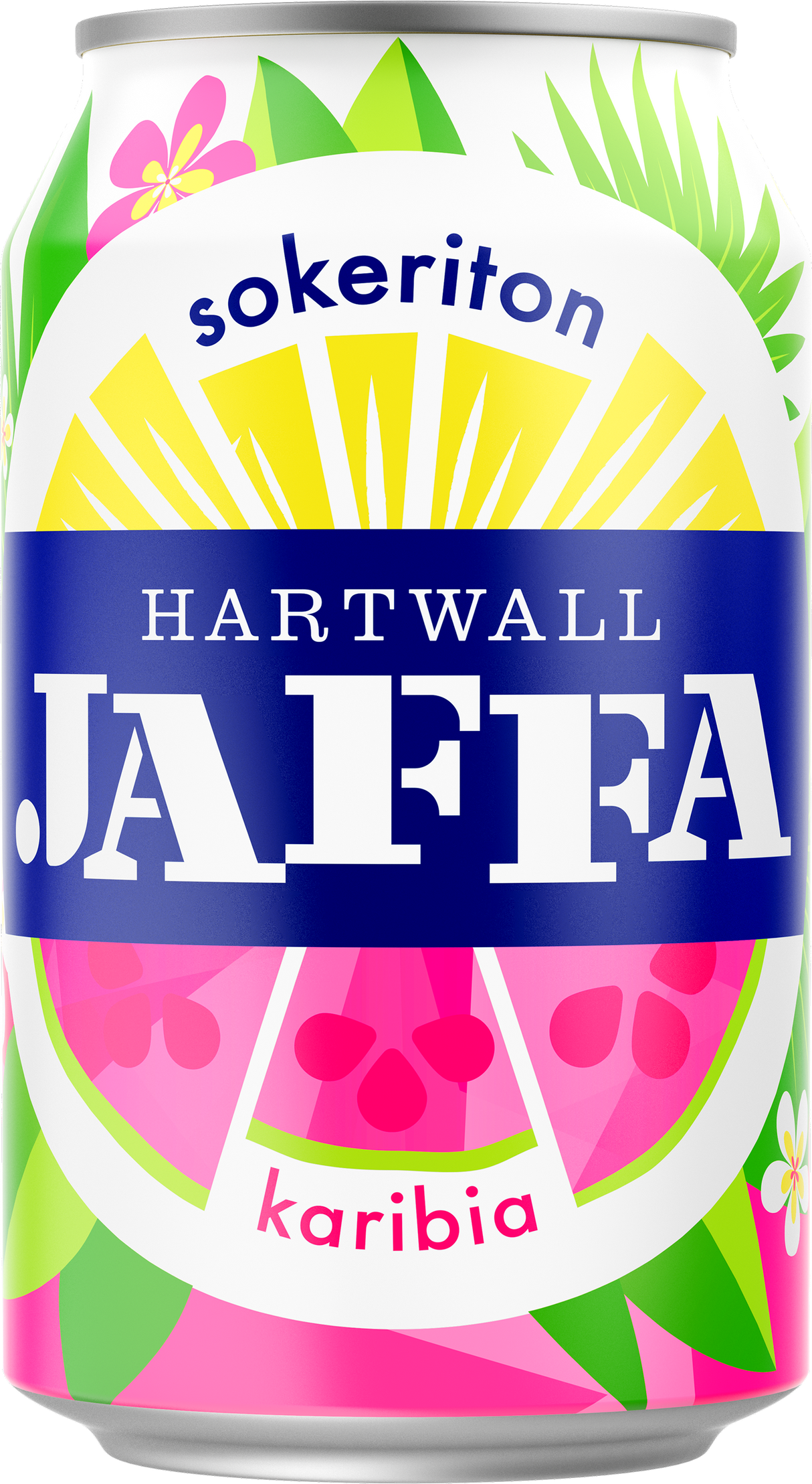 Hartwall Jaffa Karibia Sokeriton virvoitusjuoma 0,33 l