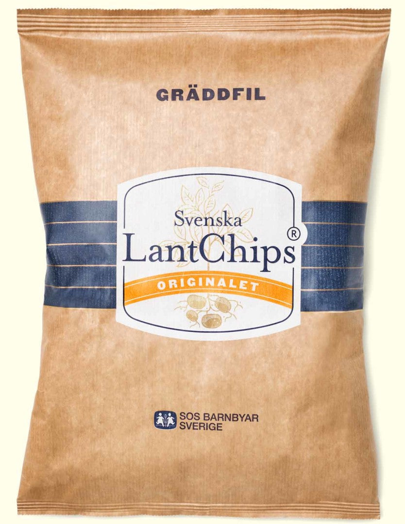 Lantchips Gräddfil 200 g