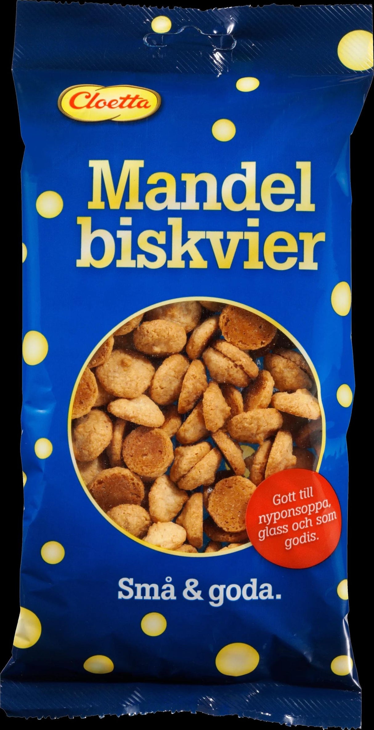 Mandelbiskvier 150g Cloetta