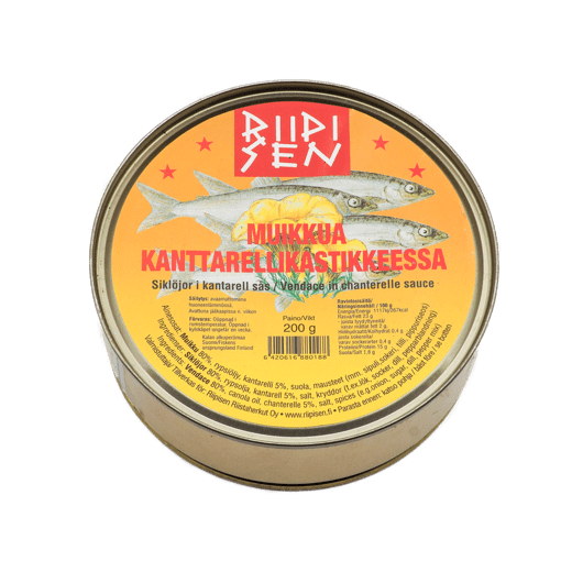 Riipinen Vendace in chanterelle sauce 200g