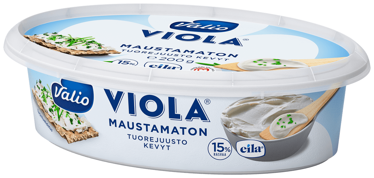 Valio Viola® lätt e200 g naturell cream cheese lactose free